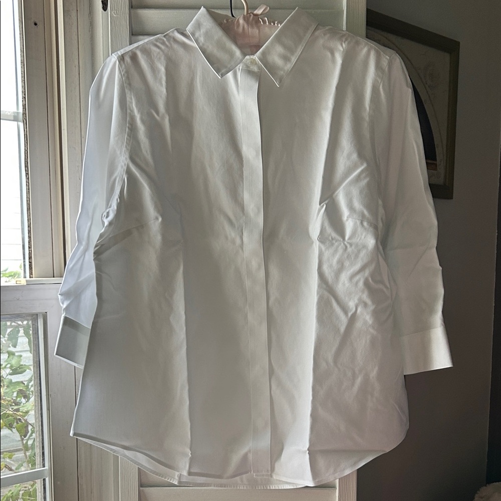 Chico's No-Iron White Blouse